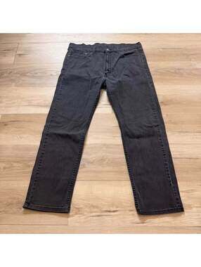 Levi's 505 Straight Leg Jeans Black Men's 38 X 30